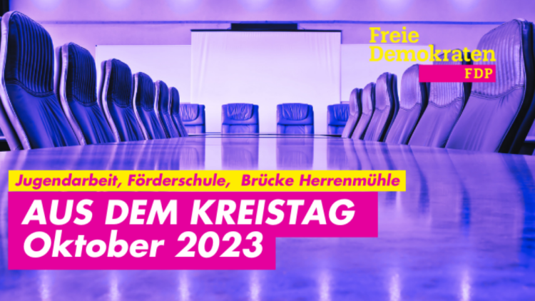 Aus dem Kreistag im Oktober 2023